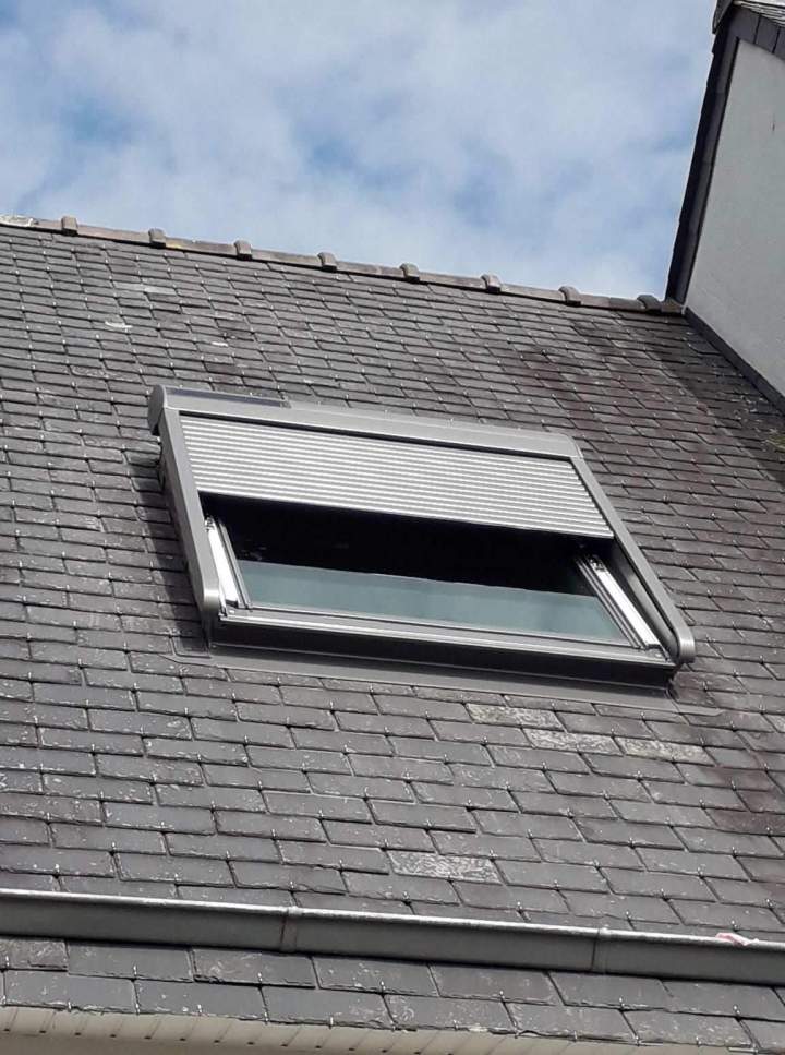 Pose de fenêtre de toit Velux Plabennec