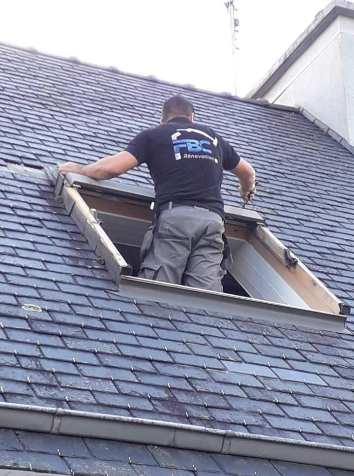 Installation de fenêtres de toit Velux Plabennec