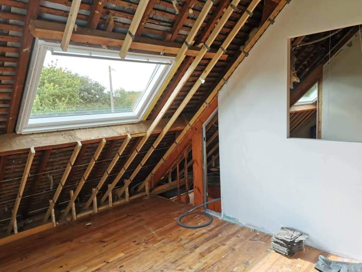 Rénovation et isolation des combles Plabennec